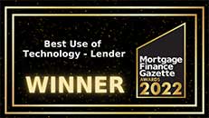 Best Use of Technology Lender - Mortgage Finance Gazette Awards 2022